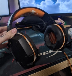 Наушники Real-El GDX-7700 Surround 7.1 Black-orange (EL124100016) фото от покупателей 10