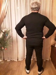 Комплект термобелья мужской демисезонный Kodor Thermo Universal comfort ТК777 2XL Черный (248277705658) фото от покупателей 2