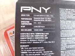 Накопитель SSD 2.5" 120GB PNY SSD (SSD7CS900-120-PB) фото от покупателей 9