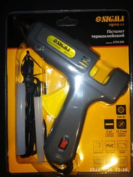 Клейовий пістолет Sigma 11.2 мм 100 Вт з вимикачем (2721101) фото від покупців 14