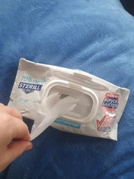 Упаковка дезинфицирующих влажных салфеток Smile Sterill Bio с клапаном 2 пачки по 50 шт (4823071644753_41304651) фото от покупателей 2