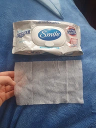 Упаковка дезинфицирующих влажных салфеток Smile Sterill Bio с клапаном 2 пачки по 50 шт (4823071644753_41304651) фото от покупателей 1