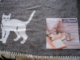 Плед хлопковый LightHouse Cats коричневый 140x200 2200000552075 фото от покупателей 1