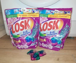 Капсули для прання Losk Power Caps Color Ароматерапія Ефірні олії та аромат Малазійської квітки 22 шт. (9000101802467) (247910) фото від покупців 16