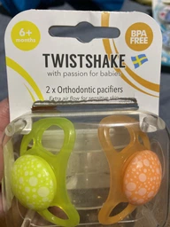 Пустышка Twistshake 6+ мес 2 шт Черно-белая (7350083120922) фото от покупателей 3