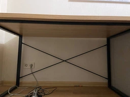 Компьютерный стол Ferrum-decor Дейв 75x140x70 черный ДСП Дуб Сан-Марино 32мм фото от покупателей 2