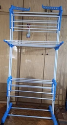 Сложная многофункциональная сушилка для белья 3 Tiers Garment Rack Белая фото от покупателей 1