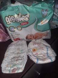 Підгузки-трусики дитячі Giggles midi 5-9 кг 34 шт. (8680131205134) фото від покупців 4