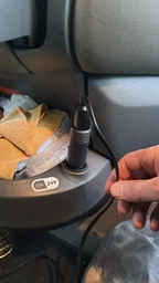 Автомобильный адаптер переходник для евро розетки 12 В-24 В в прикуриватель (adapter12-24v) фото от покупателей 5