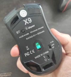 Мышь беспроводная, бесшумная игровая SENOIX™ Silent X9 Pro bluetooth + 2.4 gHz, с аккумулятором и подсветкой фото от покупателей 13