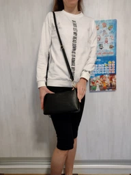 Сумка кросс-боди женская кожаная Laras k10613-black Черная (ROZ6400018218) фото от покупателей 3