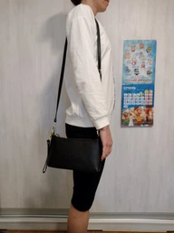 Сумка кросс-боди женская кожаная Laras k10613-black Черная (ROZ6400018218) фото от покупателей 2