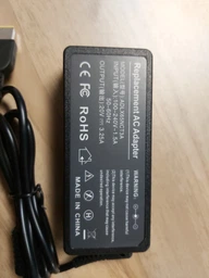 Блок живлення для ноутбука LENOVO 20V 3.25A 65W порт Square + кабель живлення фото від покупців 3