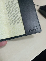 Шкіряна обкладинка на паспорт SHVIGEL з натуральної шкіри коричневого кольору унісекс (bg139fash76)
