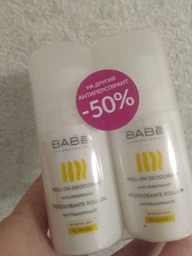 Дезодорант-антиперспірант "24 години захист та комфорт" Babe Laboratorios Roll-On Deodorant 50ml (50ml) (236228-924518-2) фото від покупців 4