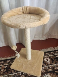 Когтеточка Lucky Pet Прана, серый, 33х33х50см фото от покупателей 18