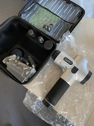 Перкусійний масажер для тіла та м'язів, ручний пістолет GYRO Muscle Gun Massager Black (GYRO-gunbk) фото від покупців 12