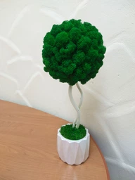 Дерево со стабилизированым мхом MiNature Moss ягель норвежский фото от покупателей 1