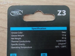 Термопаста DeepCool Z3 фото от покупателей 1