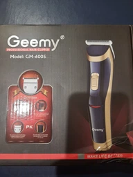 Беспроводная аккумуляторная машинка для стрижки волос Geemy GM-6005 триммер для волос, бороды и усов фото от покупателей 10