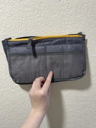 Органайзер в женскую сумку Bag-in-bag голубой фото от покупателей 3