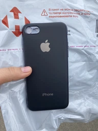 Чохол Silicone Glass Case для iPhone 8 (12) Blue синій фото від покупців 2