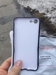 Чохол Silicone Glass Case для iPhone 8 (12) Blue синій