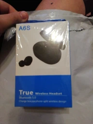 Бездротові вакуумні Bluetooth навушники AirDots A6S Black TWS гарнітура з боксом для заряджання