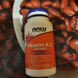 Витамины и минералы NOW Vitamin K2 100 mcg, 100 вегакапсул