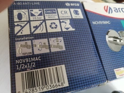 Кран шаровой угловой ARCO 1/2" х 1/2" NOV91MAC металлическая ручка, Кран шаровой угловой ARCO фото от покупателей 1