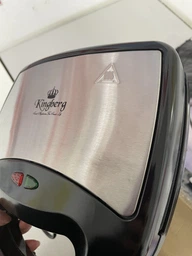 Мультимейкер Kingberg 3 в 1 ( бутербродница, гриль, вафельница ) KB 2046 можно делать бутерброды , вафли и жарить на гриле (006859) фото от покупателей 3