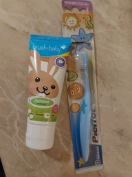 Зубна паста дитяча Brush-baby Applemint (від 0 до 3 років) фото від покупців 18