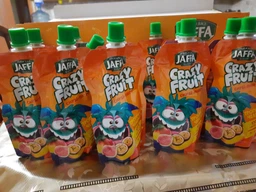 Упаковка смузі Jaffa Crazy Fruit Фруктовий десерт Смузі-пюре з перетертих манго, бананів, гуаяви з маракуєю тропічний челендж 100 г х 16 шт. (4820192262033_4820192262002) фото від покупців 1