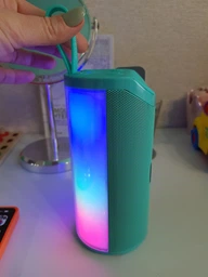 Бездротова колонка Borofone Bluetooth 5.0 RGB-light IPX5 |BT, FM, TF, USB|red фото від покупців 3