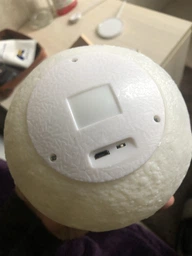 Современный Ночник настольный 3D Moon Light Lamp Луна аккумулятор 16 цветов фото від покупців 1