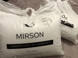 Набор антиаллергенный MirSon EcoSilk Супер Теплый №1660 Eco Light White (одеяло + подушки 50х70 среднии) (2200002655132) фото от покупателей 2