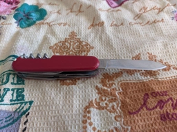Швейцарский нож Victorinox Huntsman Red Transpanent (1.3713.T) фото от покупателей 8