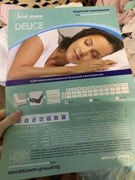 Наматрасник детский Good-Dream Delice Водонепроницаемый с резинкой по периметру 60х120 см (GDDF060120)