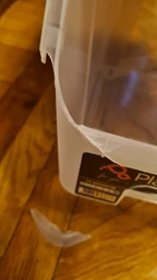Контейнер для зберігання харчових продуктів Irak Plastik 14 л Сіро-блакитний (10759kmd) фото від покупців 9