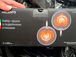 Набор чашек с двойными стенками ArdestoAR-2625-GHL 250 мл 2 шт 3754750