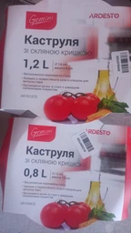 Каструля зі скляною кришкою Gemini Salerno, 0.8л, нержавіюча сталь, силікон ARDESTO (2000003277742) фото від покупців 1