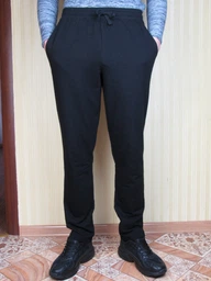 Спортивные штаны мужские ROZA 181117 4XL Черные (4824005587344) фото от покупателей 7