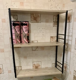 Книжкова полиця універсальна Ferrum-decor Стім 2 74x63x26 білий ДСП Біле 16мм (XK00043) фото від покупців 3