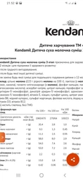 Дитяча суміш Kendamil Classic 3 молочна 12-36 місяців 800 г (92000040)