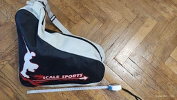 Комплект роликов с защитой и шлемом Scale Sports, размер 34-37, Синий, светящиеся колеса