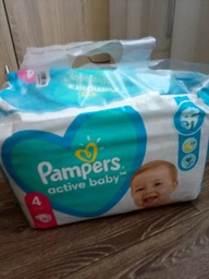 Підгузки Pampers Active Baby 4 (9-14 кг), 46 шт фото від покупців 1