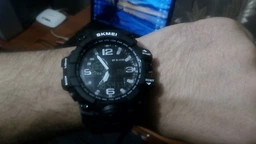 Мужские спортивные часы Skmei 1155 черные