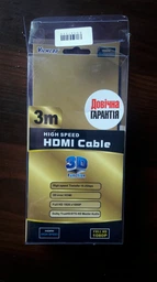 Кабель Viewcon VD066, HDMI to DVI (18+1), 3m, позолоченные коннекторы, блистер, v1.3 фото от покупателей 2