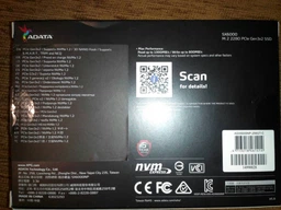 SSD диск ADATA XPG SX6000 256GB M.2 2280 PCIe Gen3x2 3D NAND TLC (ASX6000NP-256GT-C) фото от покупателей 6