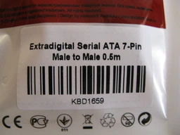 Кабель ExtraDigital Serial ATA 3.0, 7pin-7pin, 26 AWG, 0.5 м (KBD1659) фото от покупателей 12